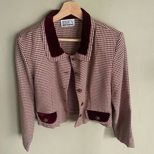 Vintage crop blazer